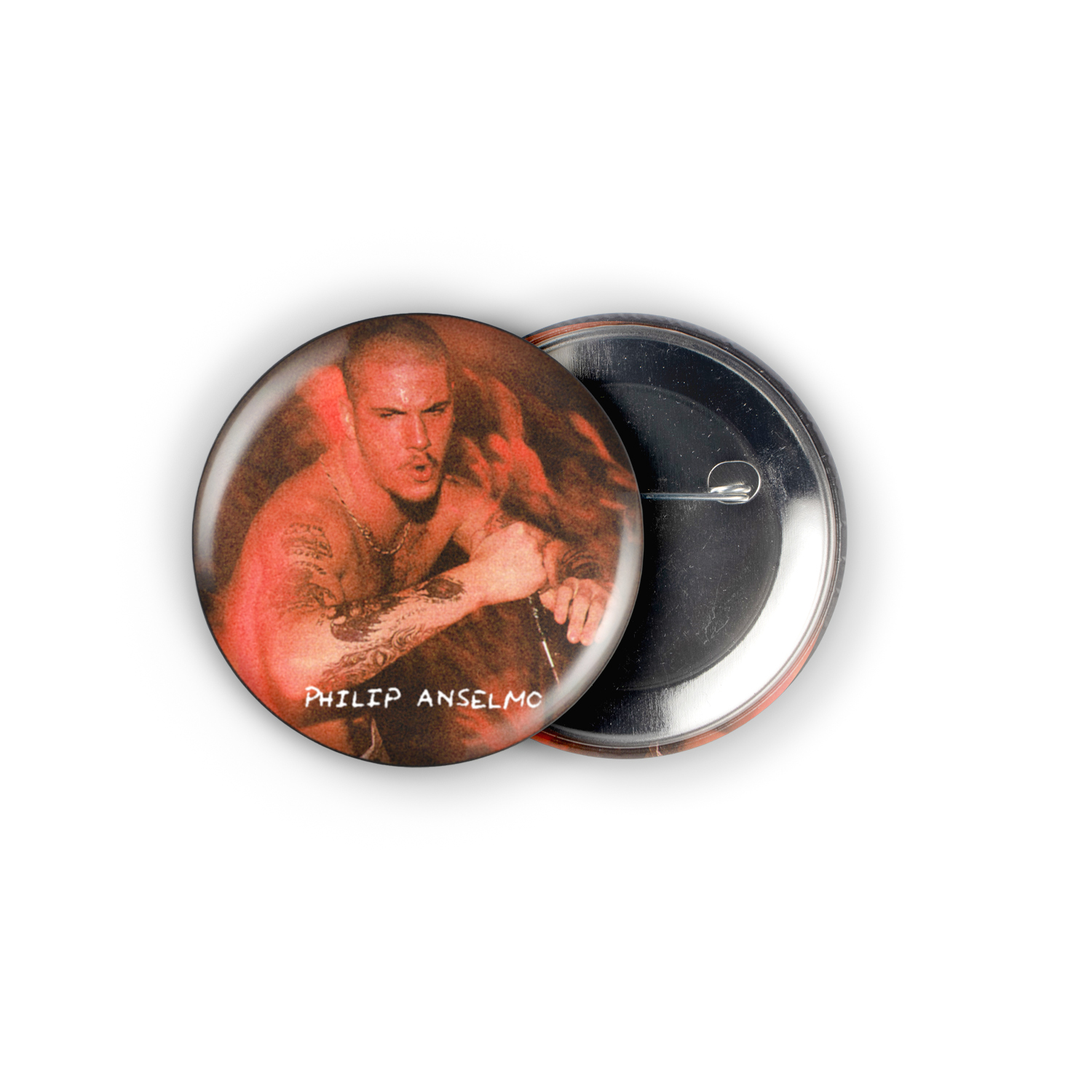 Pantera Phil 2.25in Pin | Anselmo 90s Groove Metal Concert Photo - Image 3