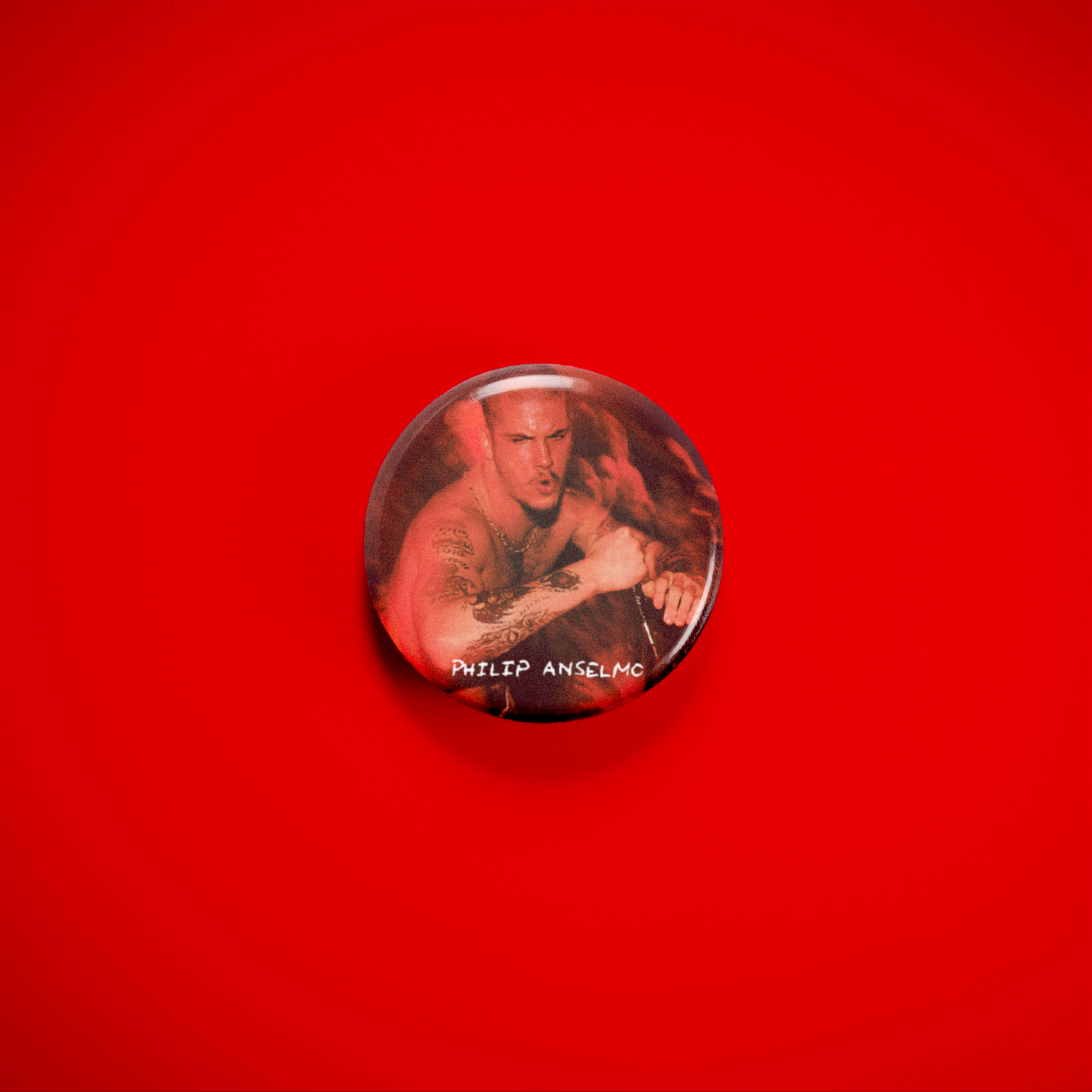 Pantera Phil 1in Pin | Phil Anselmo 90s Groove Metal