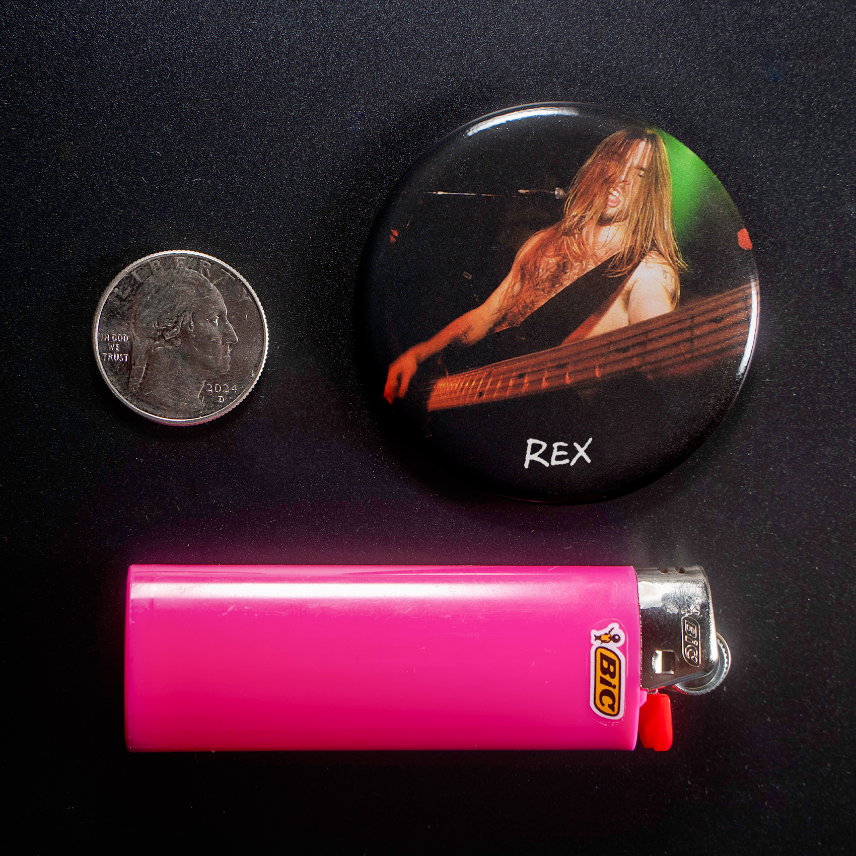 Pantera Rex 1.5in Pin | 90s Groove Metal Concert Photography - Image 3