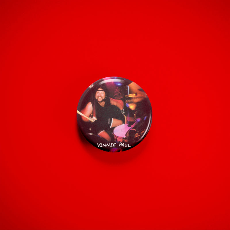 Pantera Vinnie 1in Pin | Vinnie Paul 90s Groove Metal