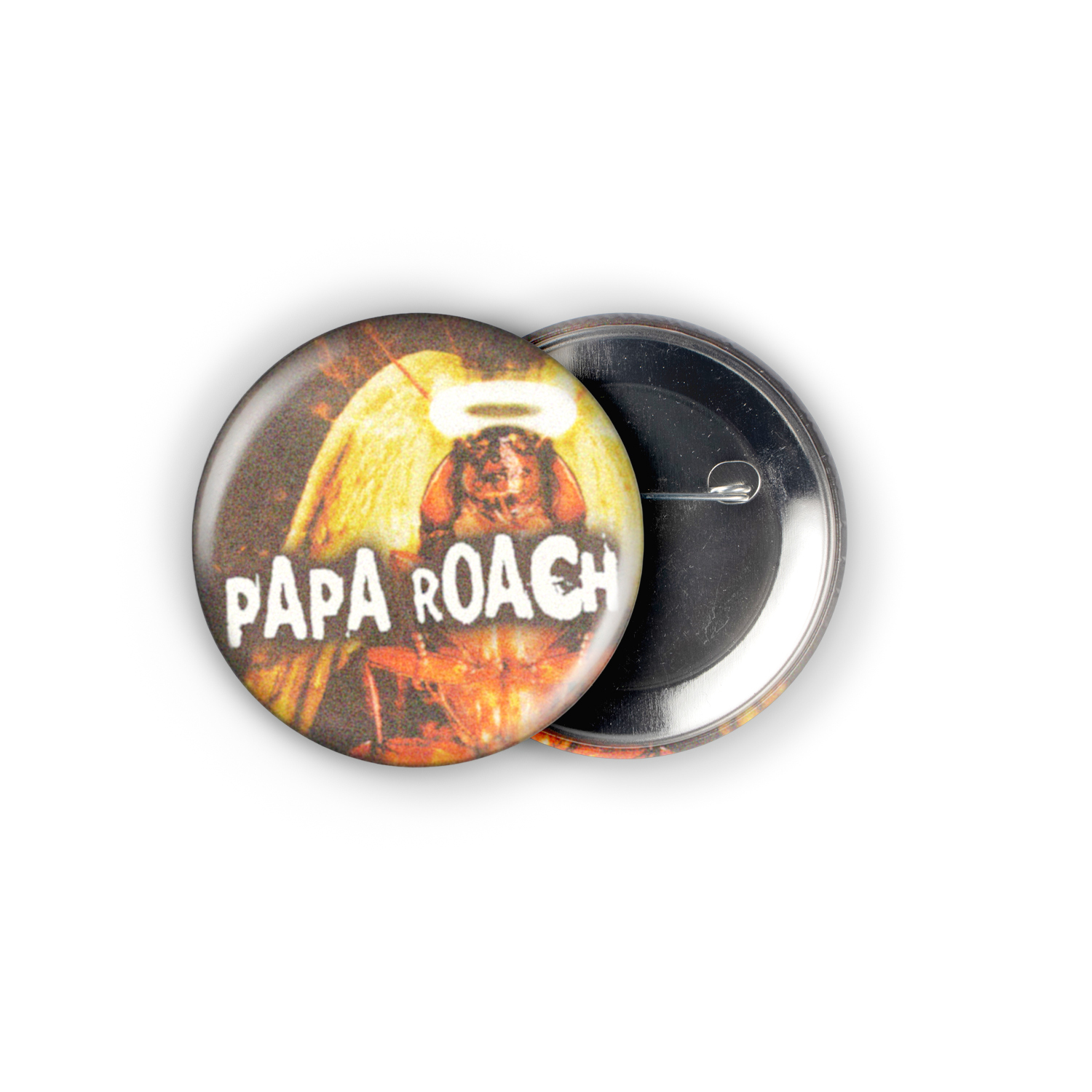 Papa Roach Roach Halo 2.25in Pin | 90s Nu-Metal Insect Imagery - Image 3
