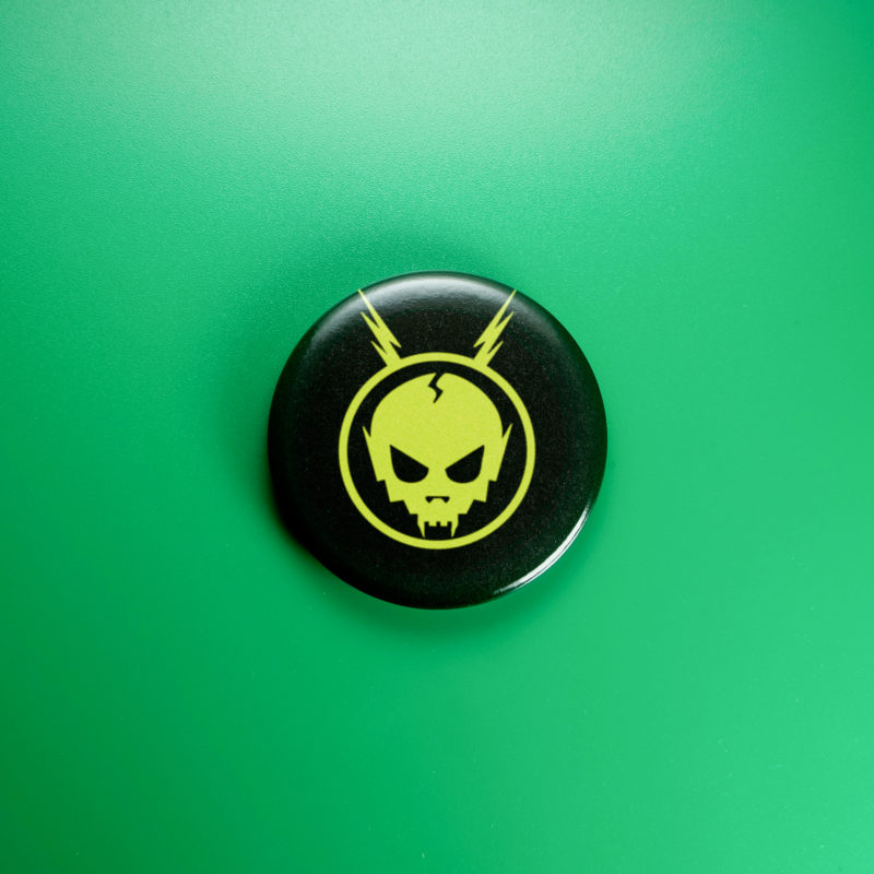 Powerman5000 Supervillains 1.5in Pin | 90s Nu-Metal Album Art