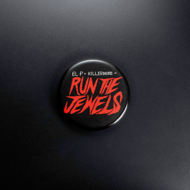 Run The Jewels Rtj Logo 1.5in Pin | Killer Mike El-P 2010s Hip Hop