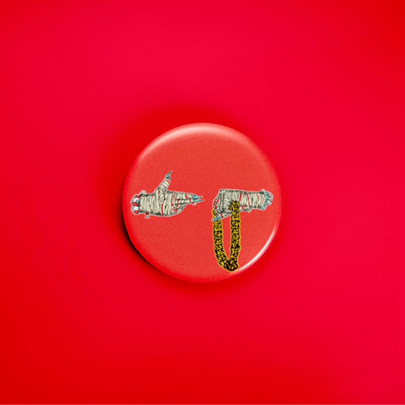 Run The Jewels RTJ2 1.5in Pin | Rebellious Hip-Hop Album Art 2010s
