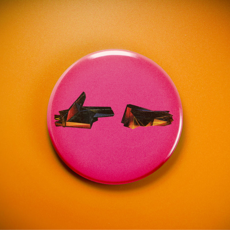 Run The Jewels RTJ4 2.25in Pin | Rebellious 2010s Hip-Hop Album Art