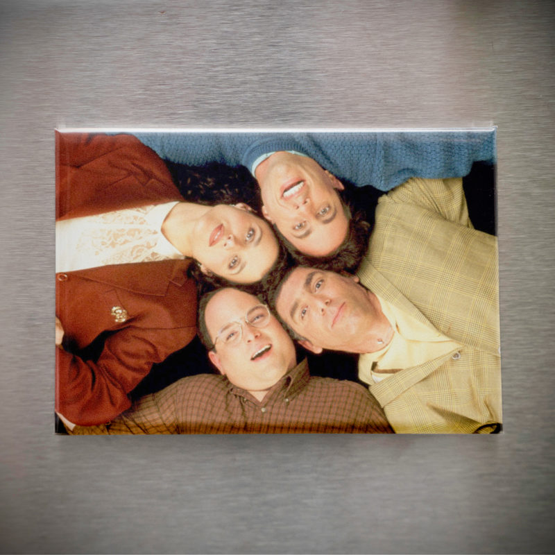 Seinfeld Heads 3.5in Magnet | 90s Sitcom Quirky Humor
