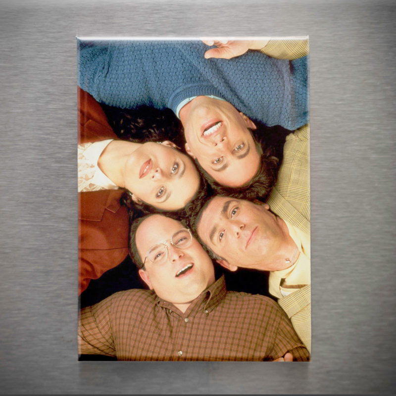 Seinfeld Heads 2.5x3.5in Magnet | 90s Sitcom Quirky Humor