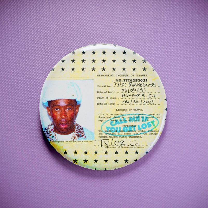 Tyler, the Creator Cmiygl 2.25in Pin | Surrealist 2010s Album Art