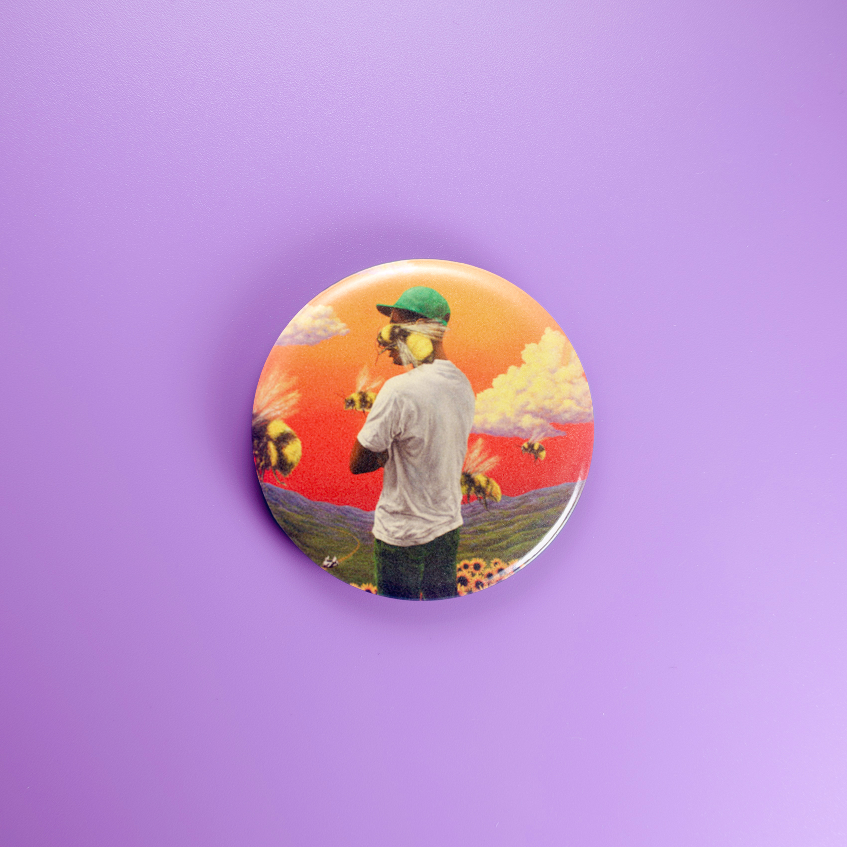 Tyler, the Creator Flower Boy 1.5in Pin | Dreamlike 2010s Album Art