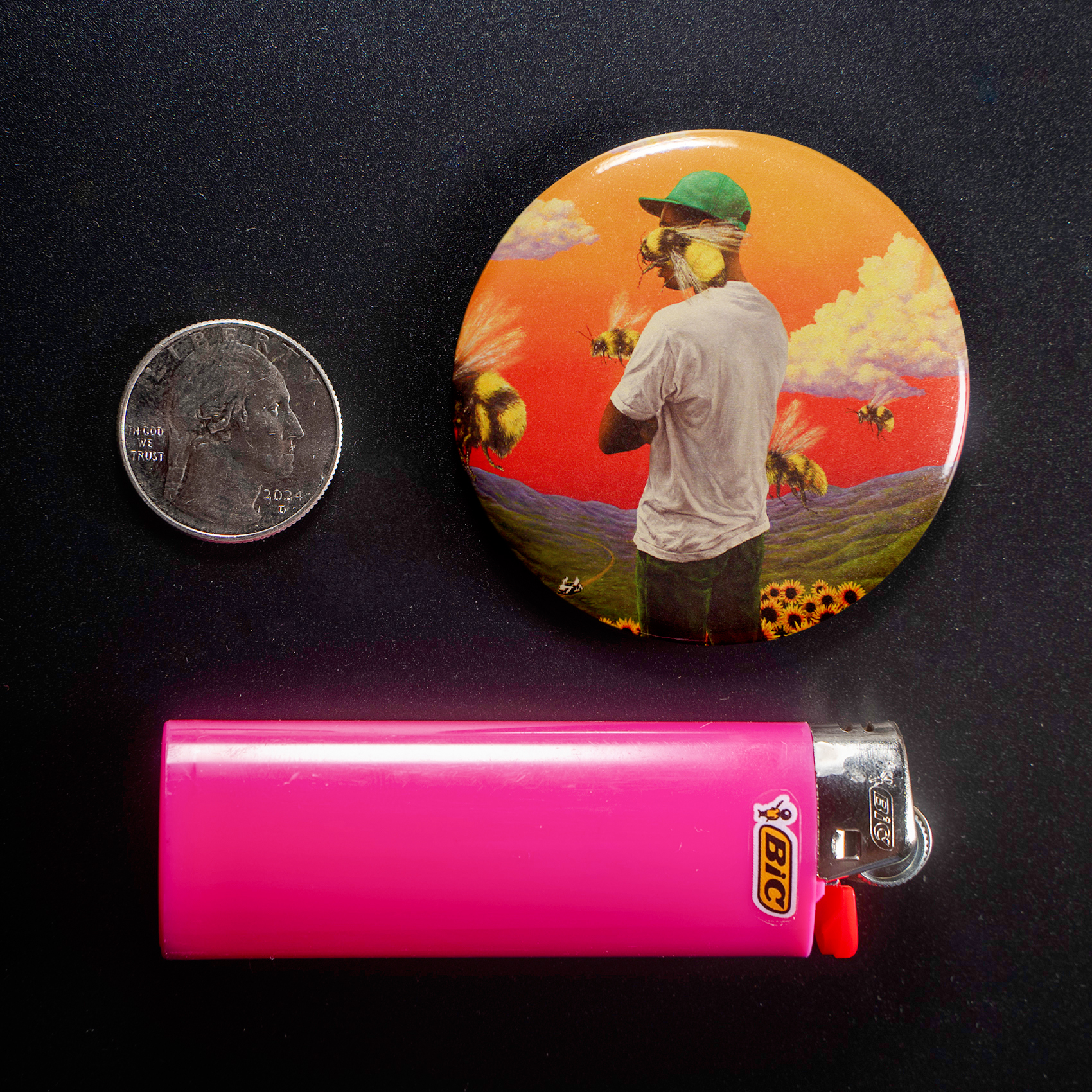 Tyler, the Creator Flower Boy 1.5in Pin | Dreamlike 2010s Album Art - Image 3