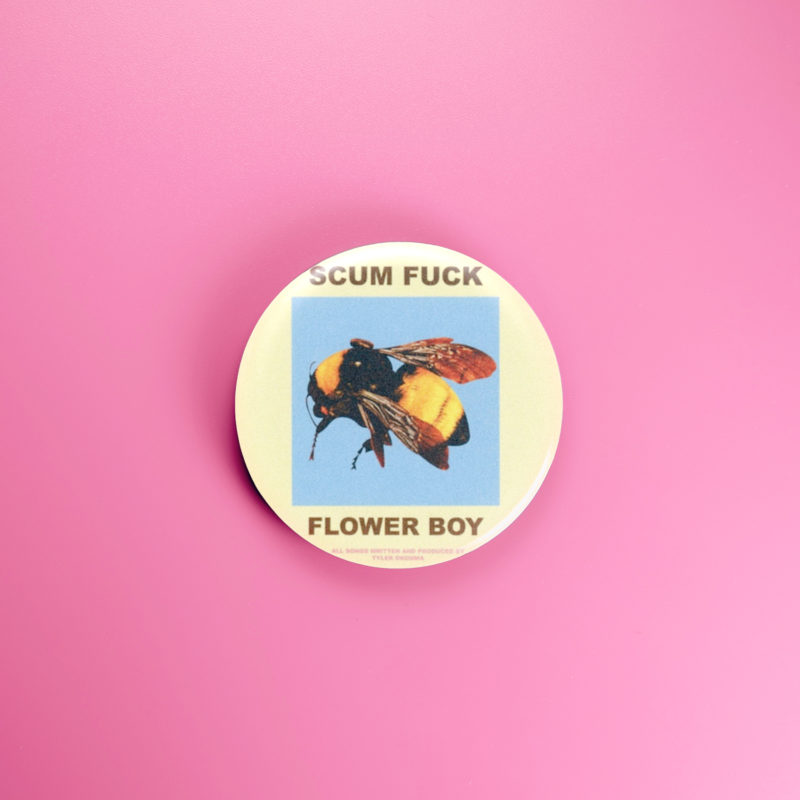 Tyler, The Creator Flower Boy 1.5in Pin | Whimsical 2010s Album Art