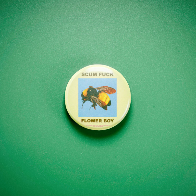 Tyler, The Creator Flower Boy 1in Pin | Tyler 2010s Whimsical Album Art