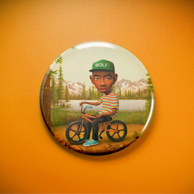 Tyler, The Creator Wolf 2.25in Pin | Dreamy 2010s Hip Hop Album Art