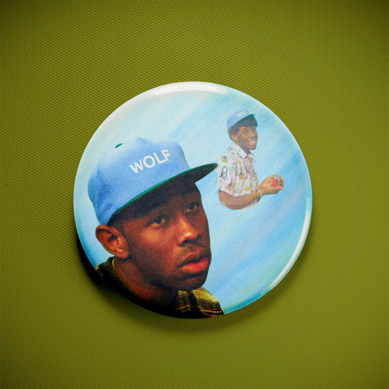 Tyler, The Creator Wolf 2.25in Pin | Dreamlike 2010s Album Art