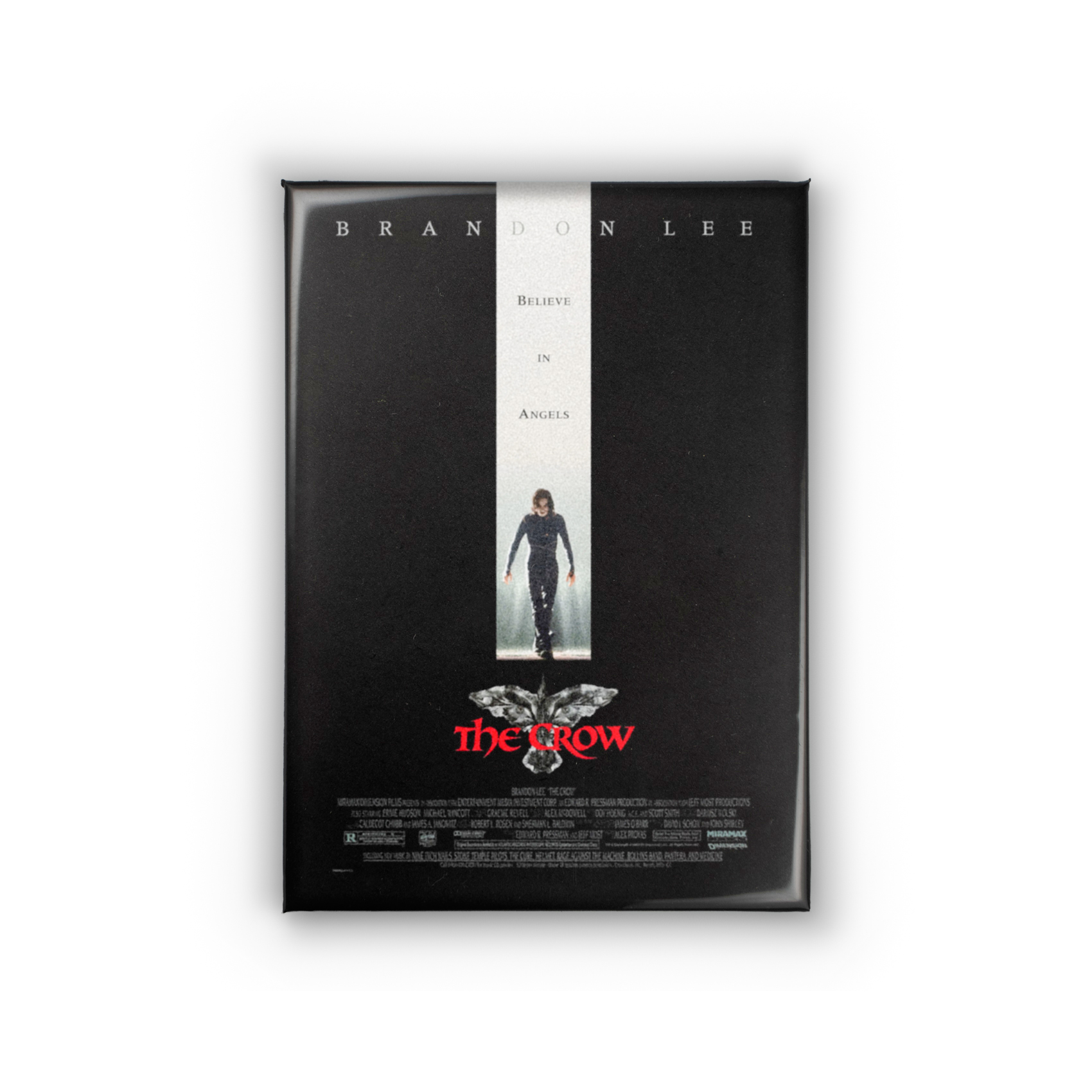 The Crow Movie Poster 2.5x3.5in Magnet | Brandon Lee 90s Dark Fantasy - Image 3
