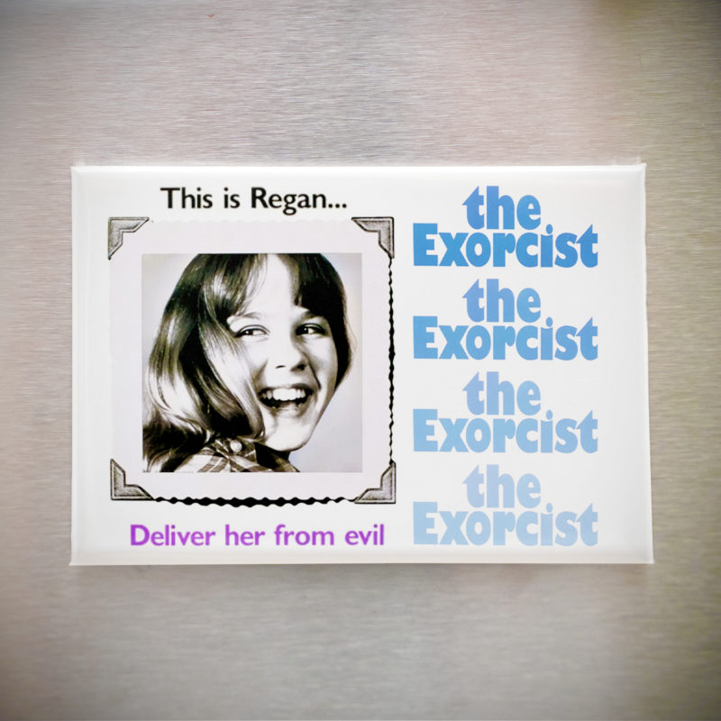 This Is Reagan Poster 3.5in Magnet | The Exorcist | Linda Blair's 70s Horror Art
