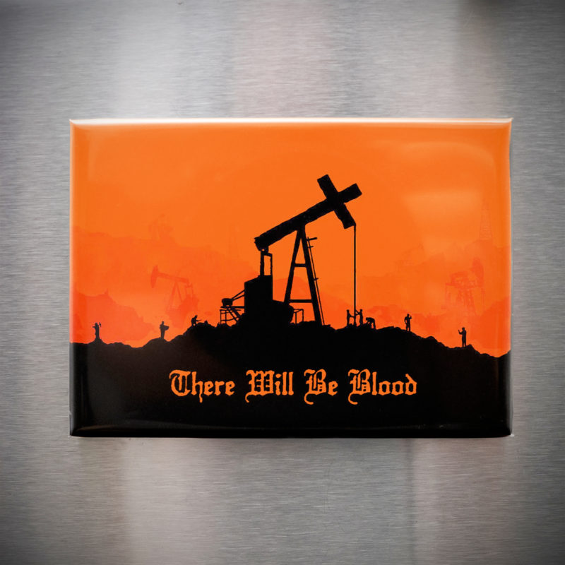 There Will Be Blood Cross 3.5x2.5in Magnet | Daniel Day-Lewis's Unholy Ambition Art