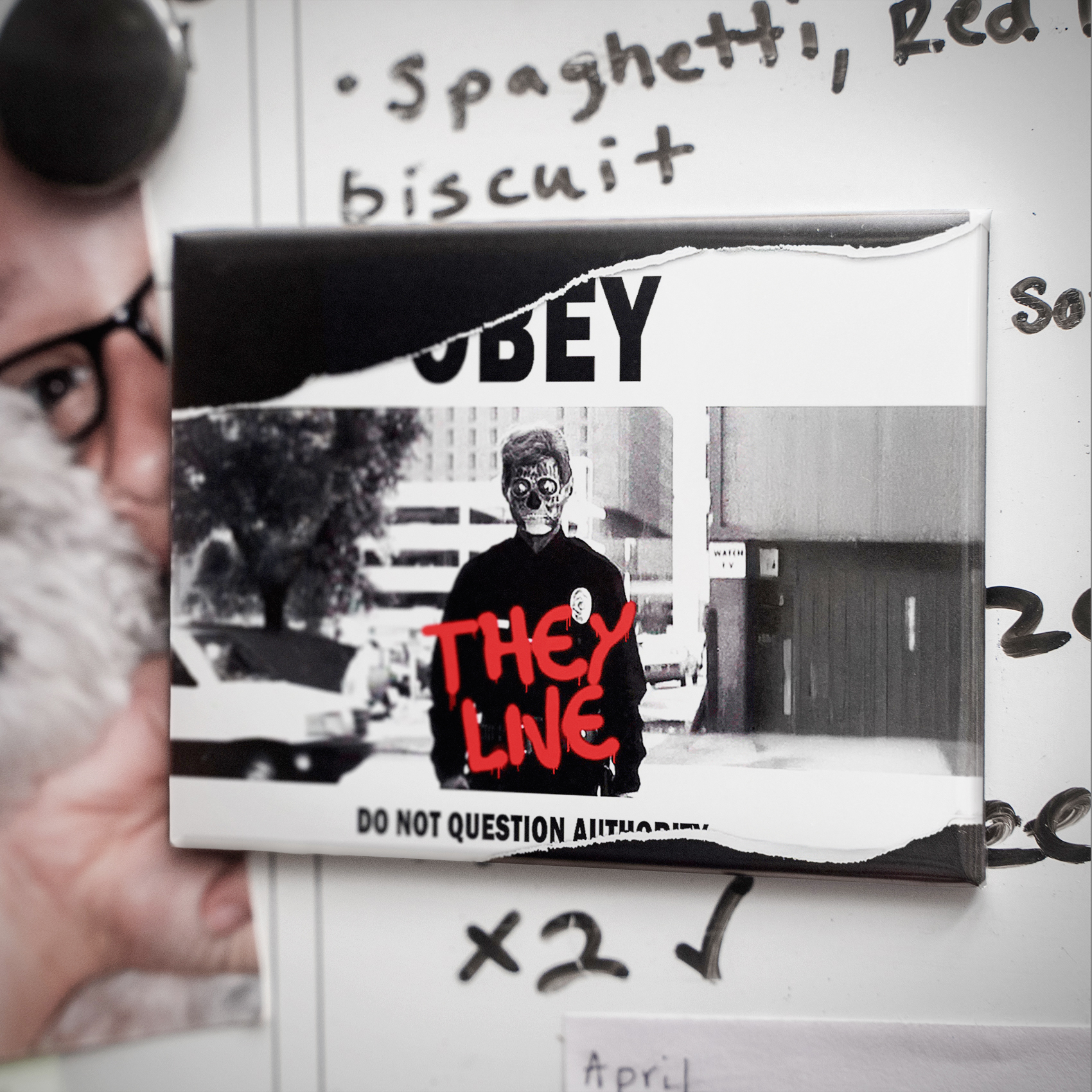 They Live Obey Poster 3.5x2.5in Magnet | John Carpenter's Dystopian Street Art - Image 4